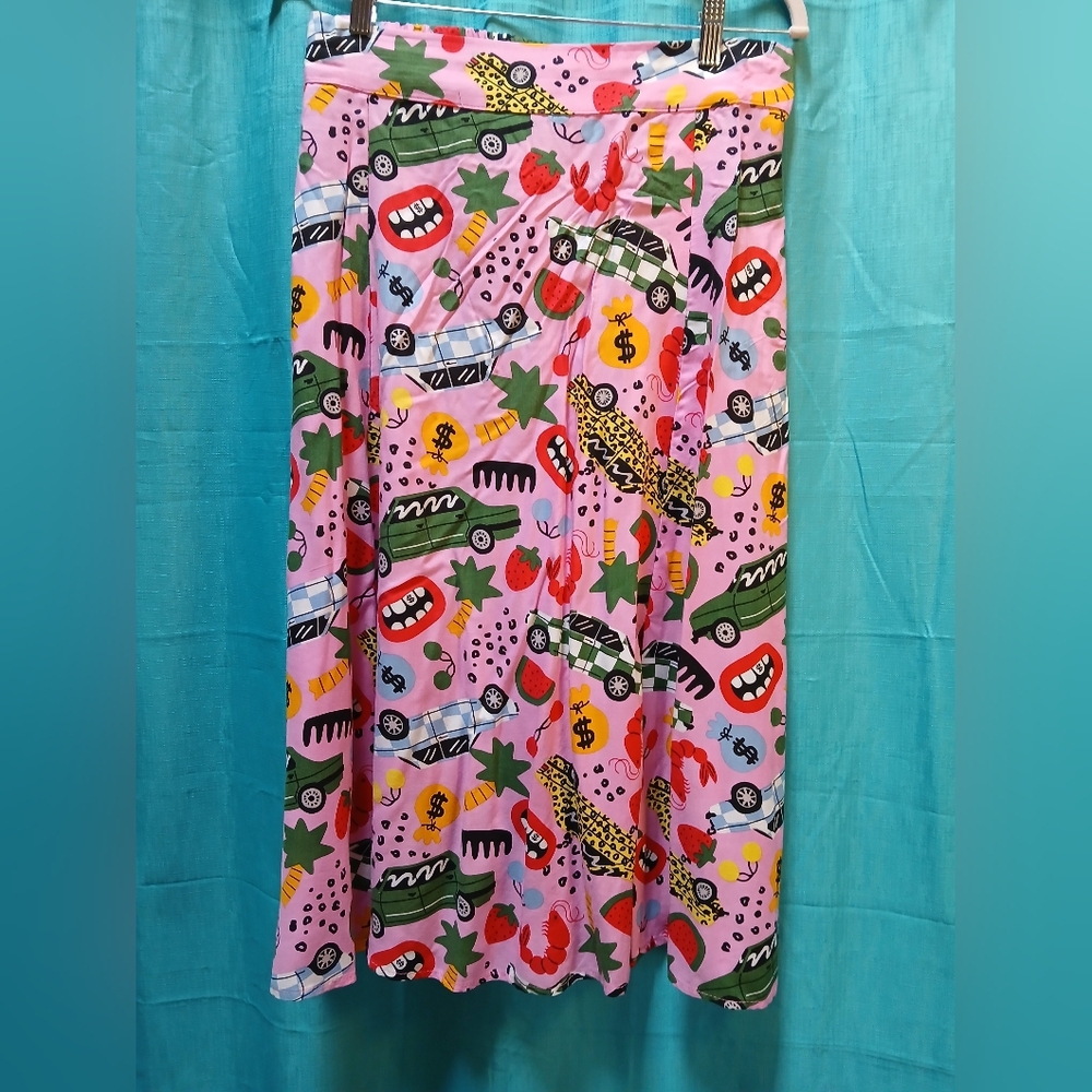 Nooworks Pink and Green Rayon Garment